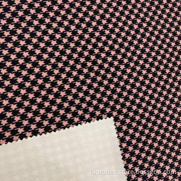 Werkseitig angepasste Hound Tooth Check Druckgewebe
